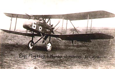 Captured 40 Sqn FE 8 Nov 1916